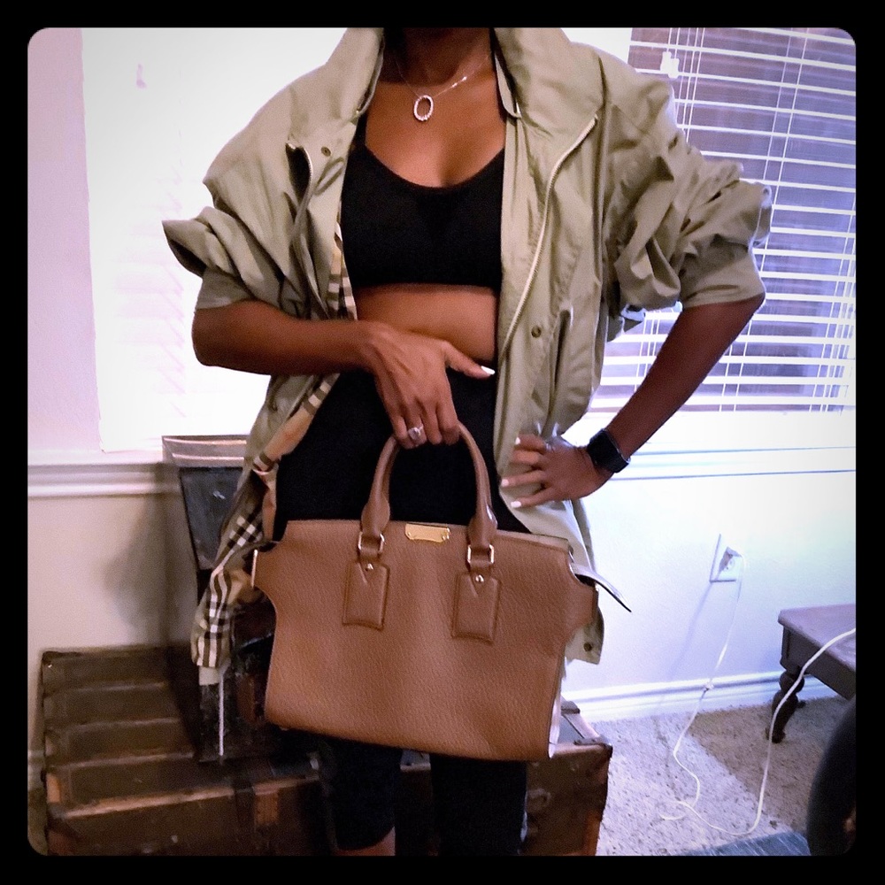 ⚡️⚡️Oversized Green Burberry Field Jacket⚡️⚡️